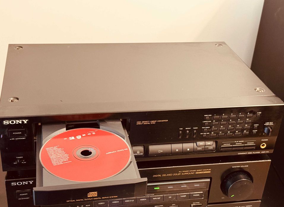 ‼️ Sony CD-плеер CDP-711 — винтажный Hi-Fi, Япония, ЦАП CXD2565M