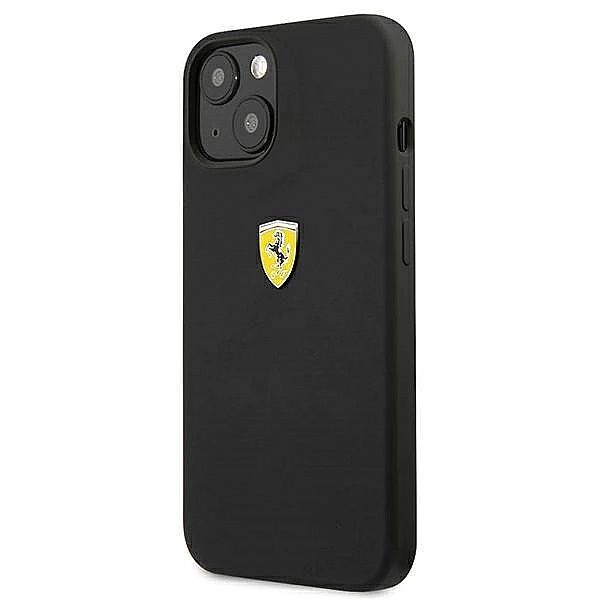 Etui Ferrari Silicone na iPhone 13 - czarne