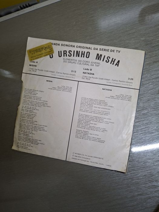 Ursinho misha bd disco single