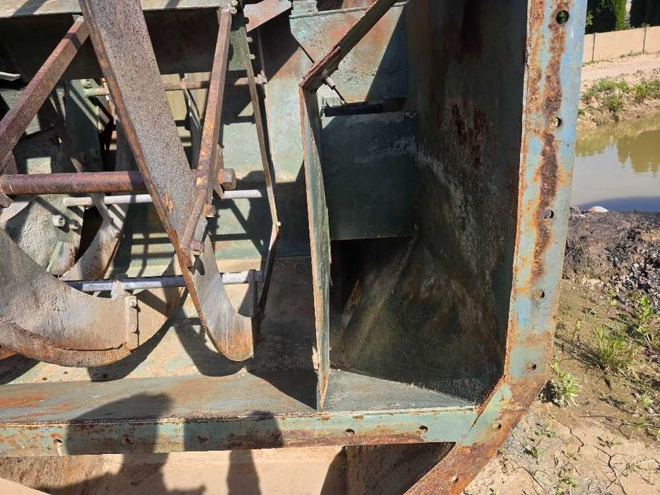 Koło odwadniające, odwadniacz do piasku z wstęgami wysokość ok 3m