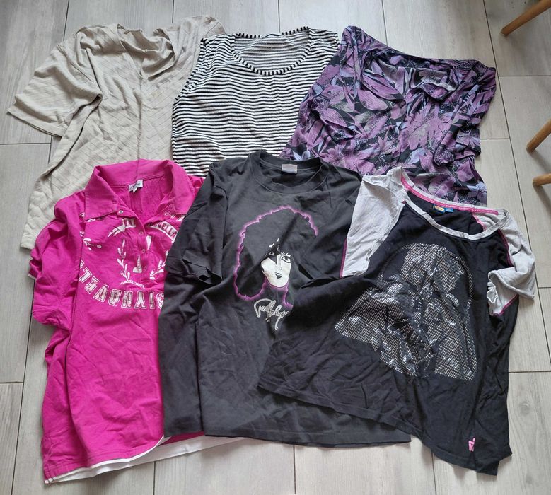 Mega paka zestaw 22 sztuk ubrań damskich 50, 52