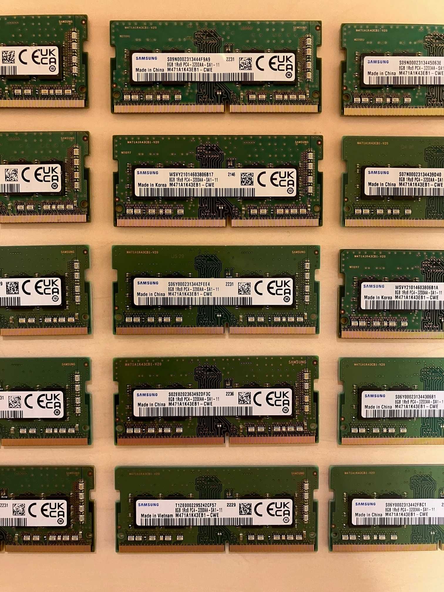 Pamięć RAM DDR4 Samsung M471A1K43EB1-CWE 8GB [NOWE] - 2 sztuki