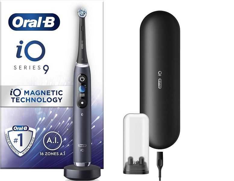 електрична зубна щітка Oral-B iO9 чорна