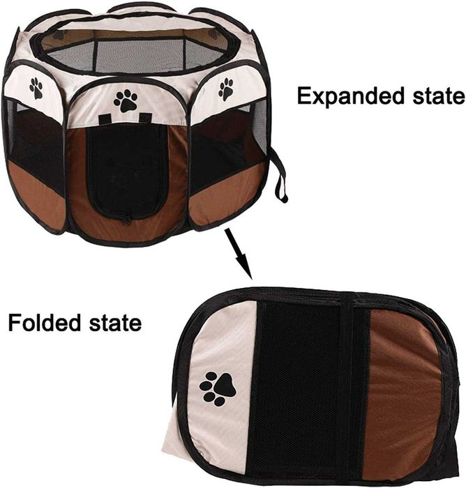 Parque de jogos para cães ou gatos, portátil