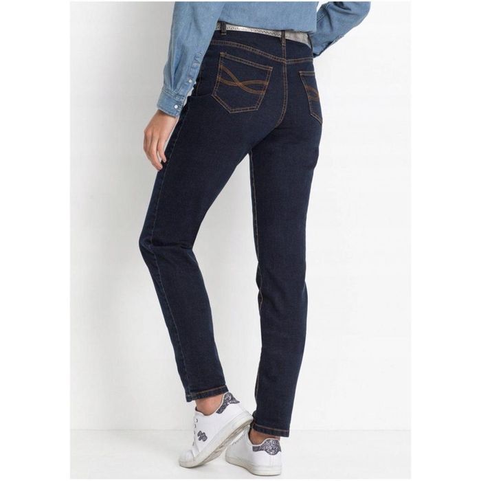 proste jeansowe spodnie jeansy 42-44 x