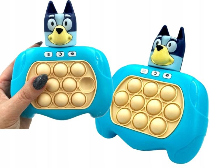 Gra Pop It Popit Zręcznościowa Antystresowa Elektroniczna Bluey Bingo