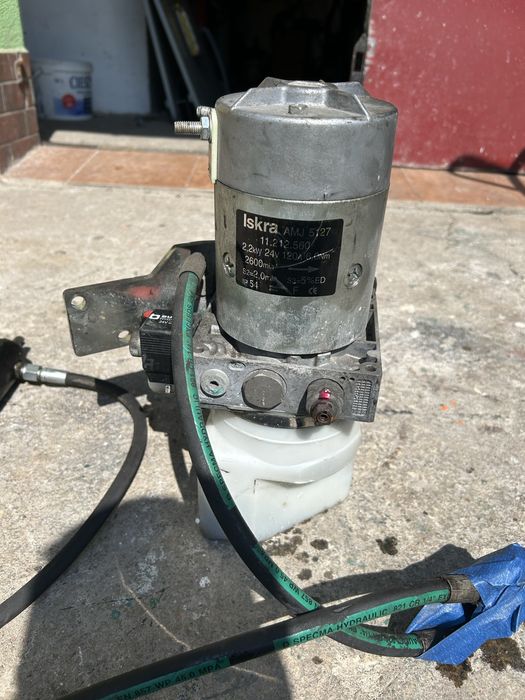 Pompa hydrauliczna iskra amj5127 2.2kw 24v agregat hydrauliczny