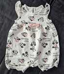 Rampers/body na lato Disney Minnie Mouse. Rozmiar 68/74