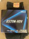 Asrock A520M-HDV материнська плата повністю робоча