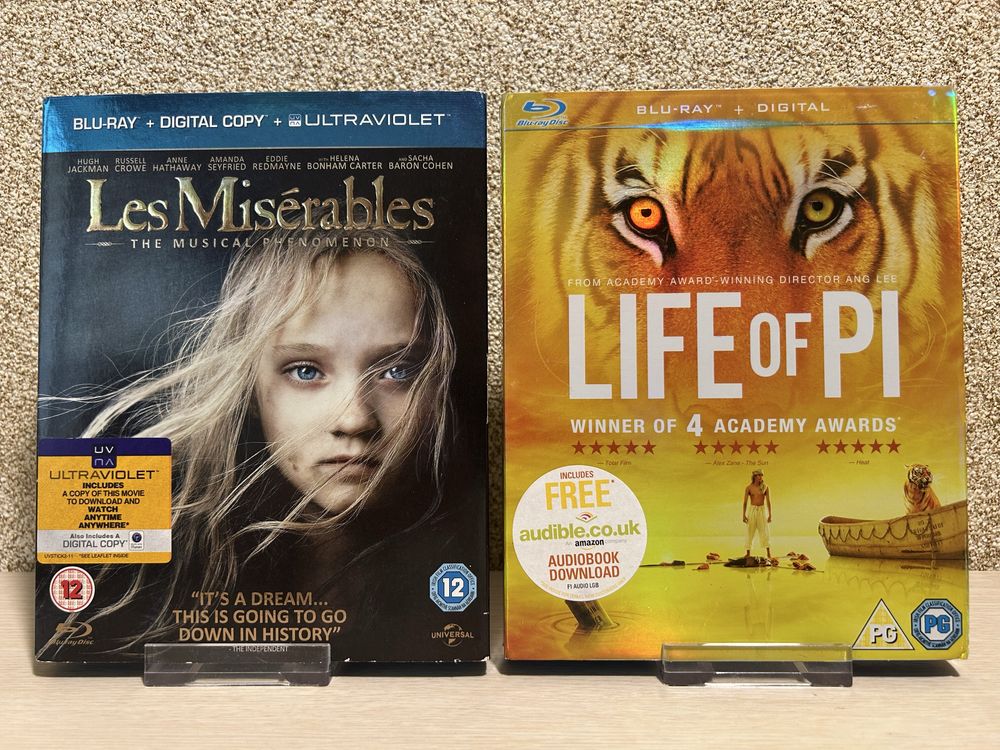 Blu-ray диски Amaray британские издания с рус. яз.