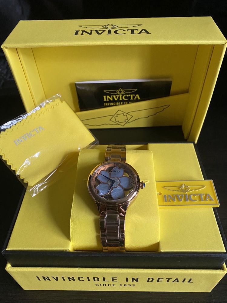 Годинник жіночий Invicta Wildflower Rose Dial Quartz 32084