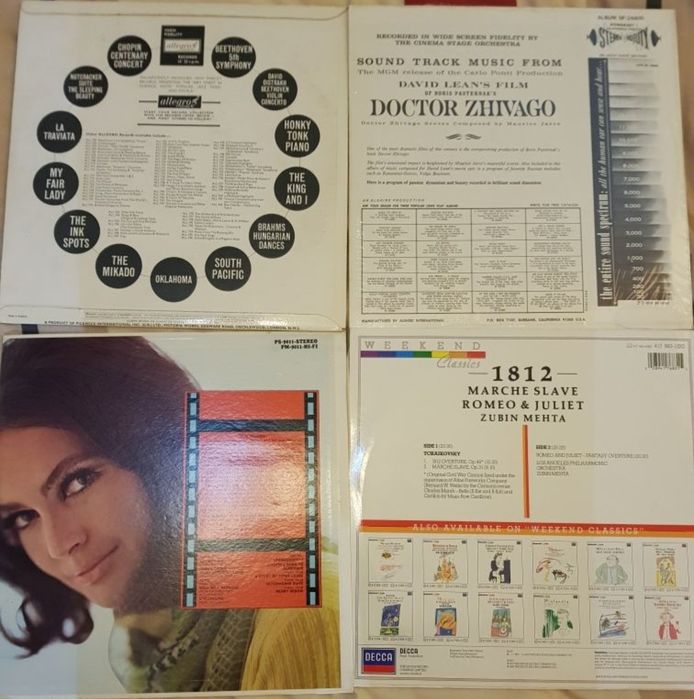 Vinil - bandas sonoras de filmes famosos