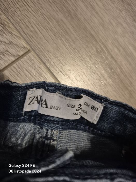 Spodenki jeansy 2 szt  Zara Next rozmiar 80