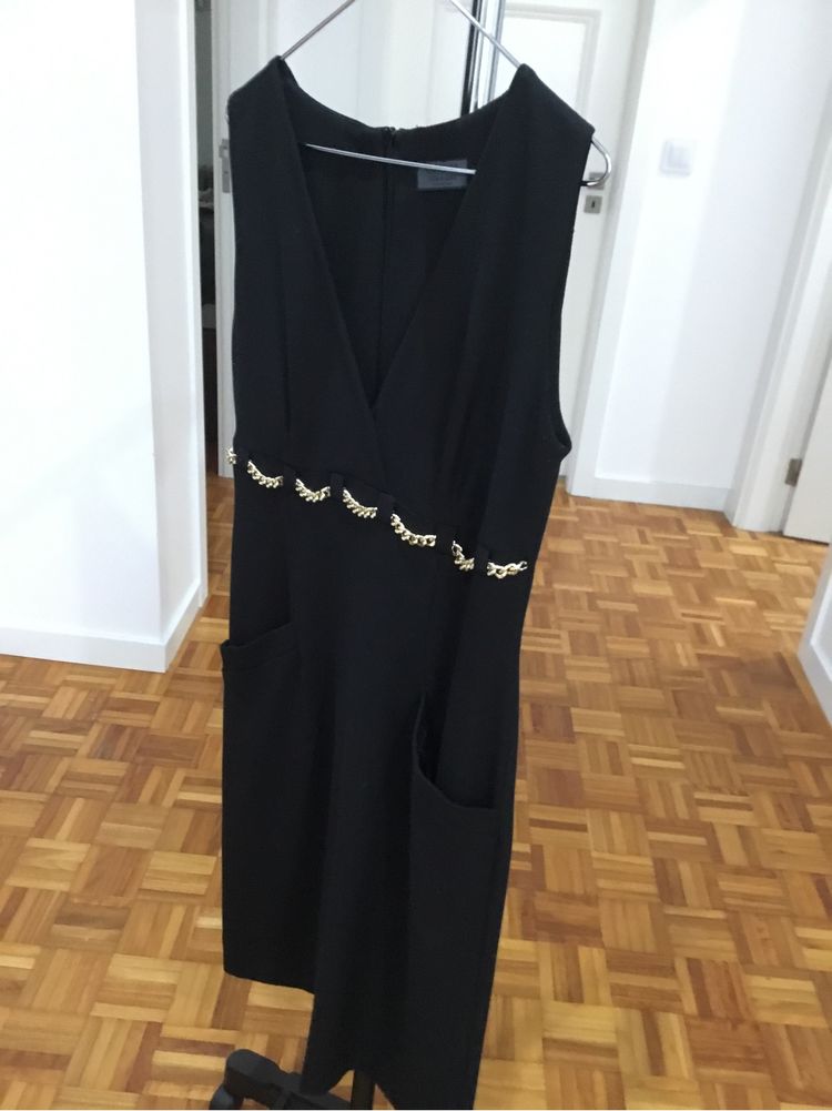 Vestido Lanidor forrado Black Label,qualidade superior da marca
