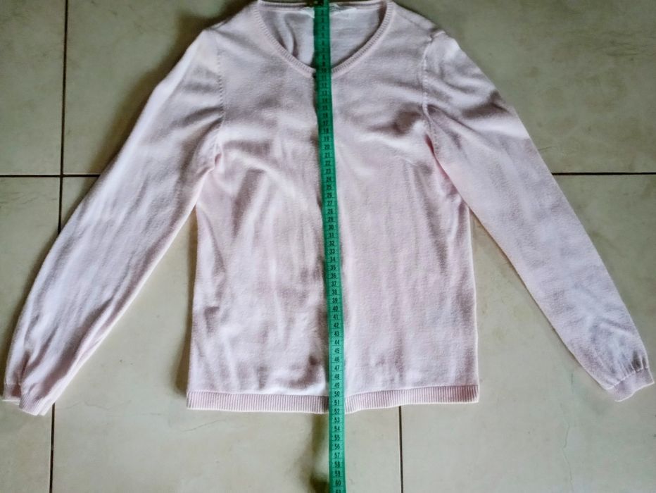 Sweterek HM różowy rozpinany