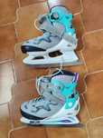 Patins de gelo infantis ajustáveis 32-35