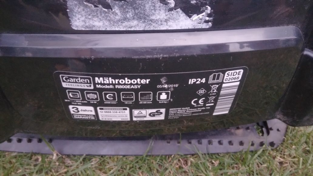Robot koszący Garden FEELINGS 800m² kosiarka samojezdna