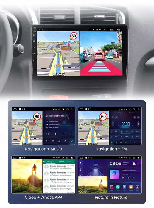 Rádio Android Citroen C4 2 B7 2013 a 2016 CARPLAY WIFI GPS 2/32GB novo