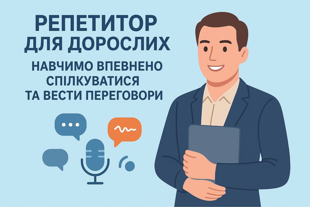 Репетитор для дорослих і підлітків від 16 років