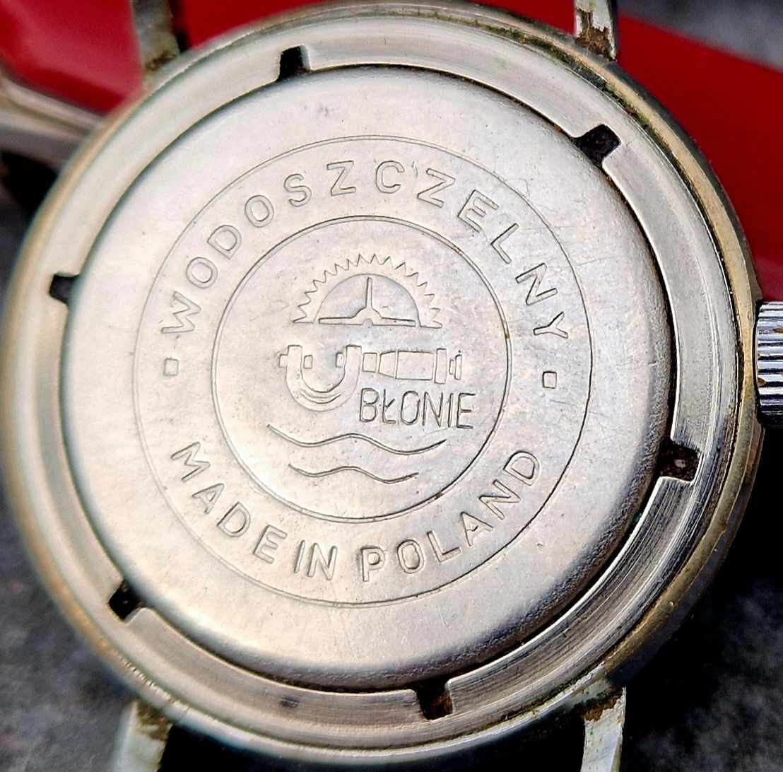 KURANT 17 rubis Błonie Wodoszczelny zegarek męski Vintage