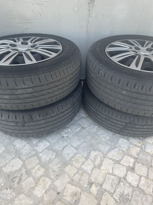 4 jantes de ferro com pneus R15 furaçao 5X112 por apenas 60€ as 4