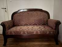 Komplet sofa, krzesla i fotel Biedermeier
