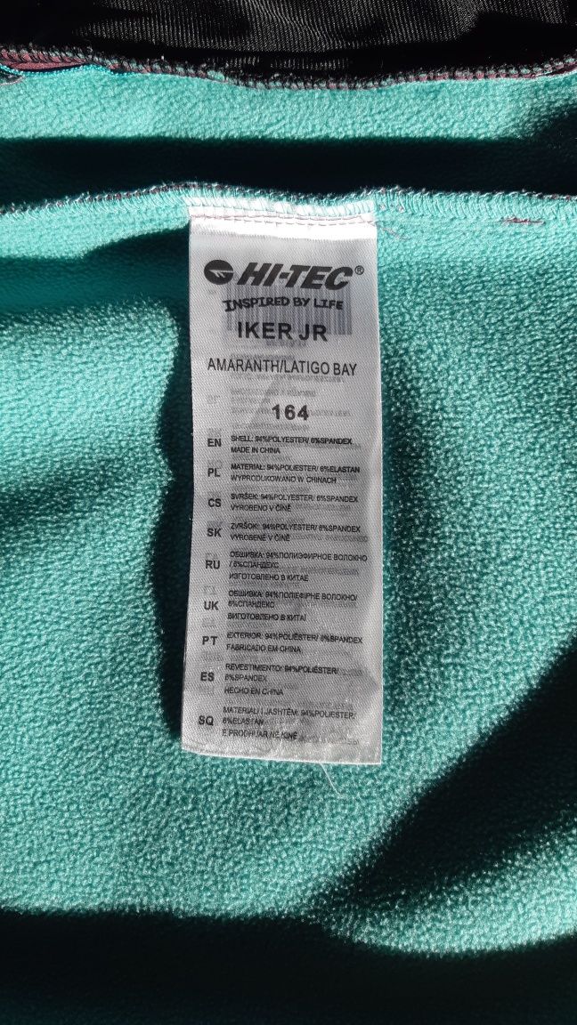 Kurtka softshell JUNIOR 8000 HI-TEC IKER JR r. 164