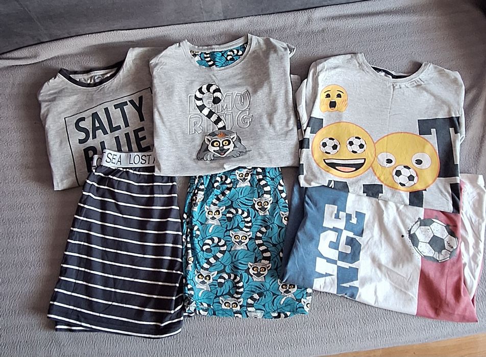 Zestaw piżam z krótkim rękawem dla chłopca 158/164