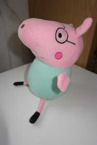 Świnka Peppa- tata świnka maskotka z dźwiękiem