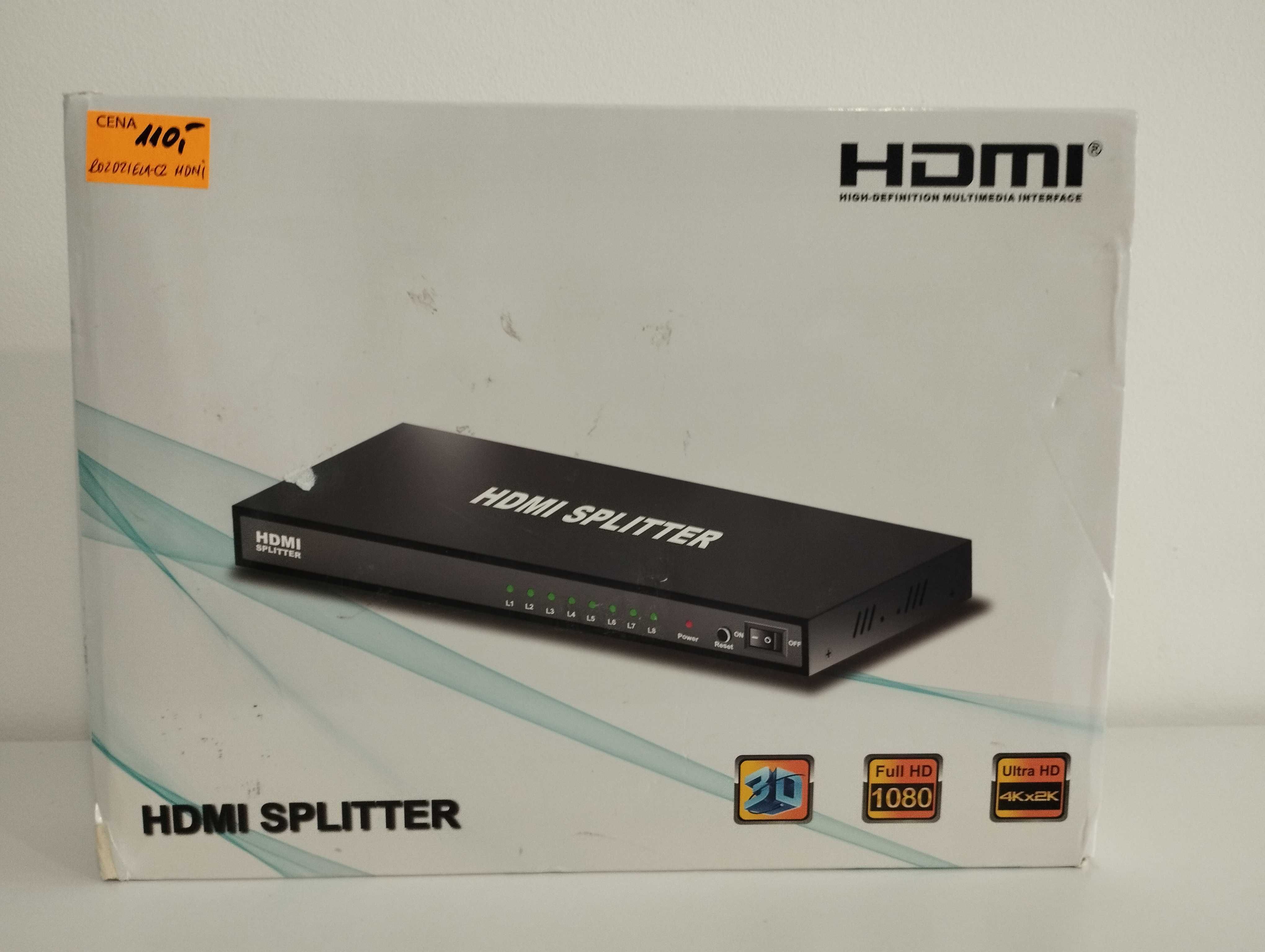 NOWBOTUCH Rozdzielacz 1 x 8 HDMI Splitter