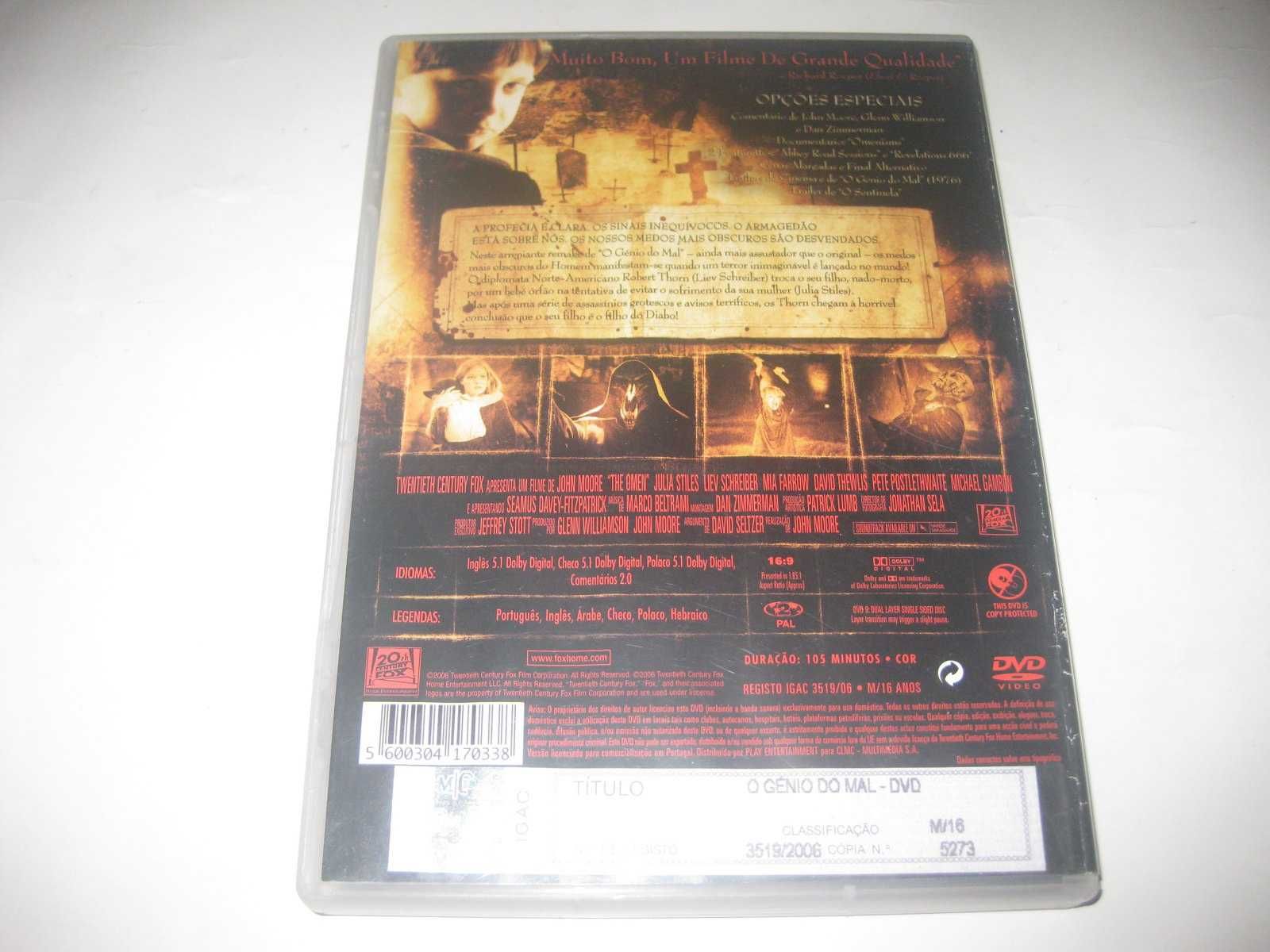 DVD "O Génio do Mal" de John Moore