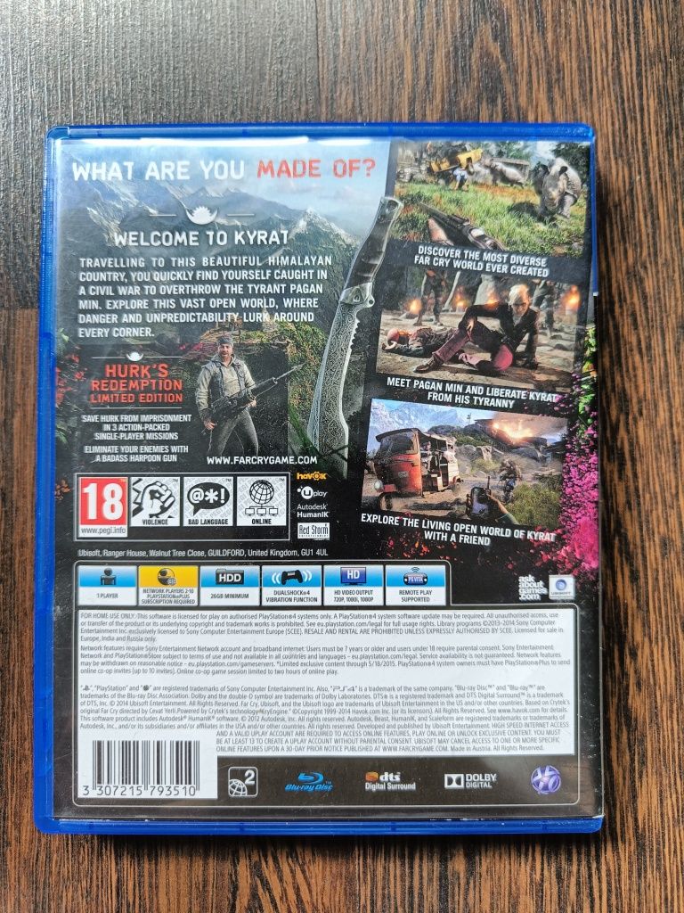 Far Cry 4 limited edition PL PS4