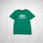 Alpha Industries logo t-shirt L/XL slim