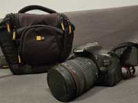 Canon EOS 600D z obiektywem Sigma DC 18-200 mm