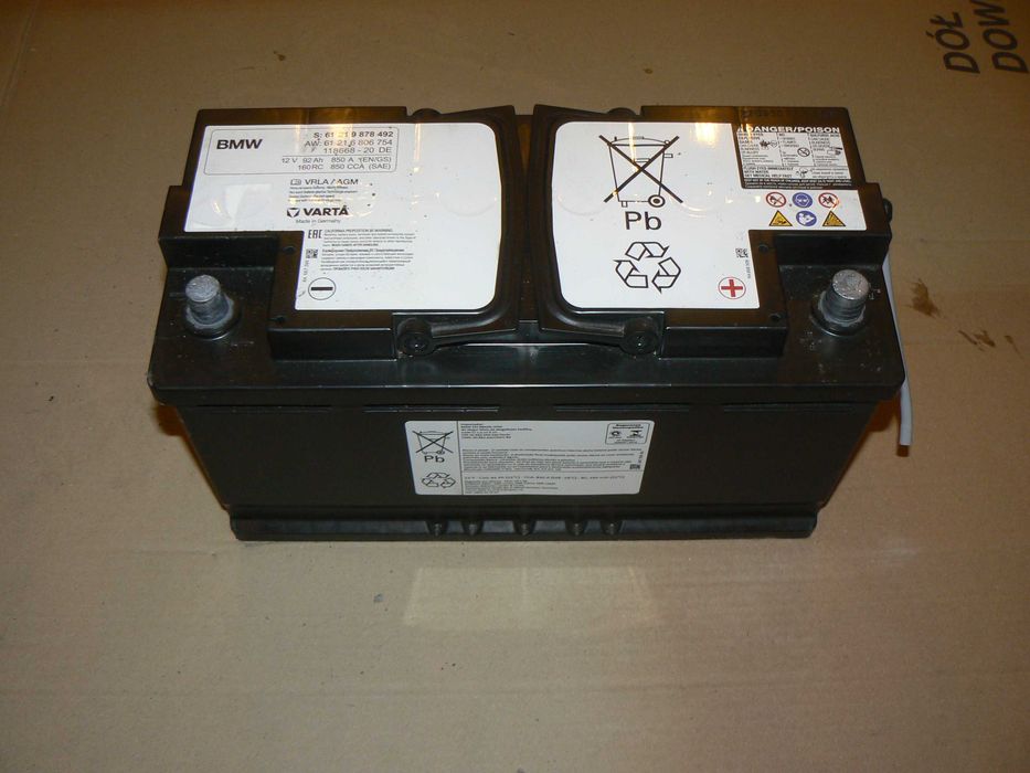 Akumulator VARTA Oryginalny AGM 92Ah 850A  Start/Stop