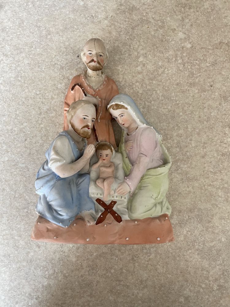 Статуетка свята родина вінтаж, німецький фарфор, кераміка