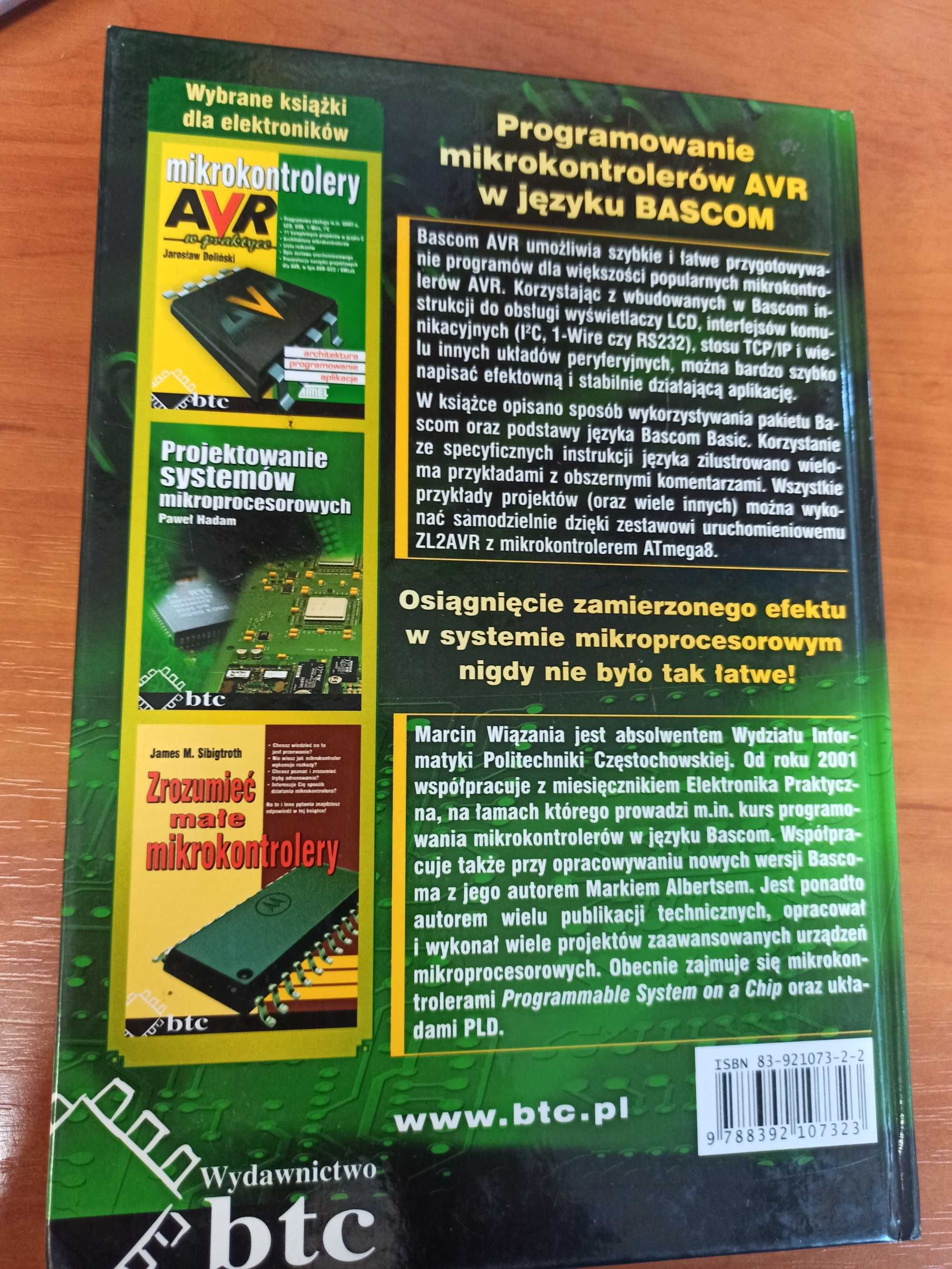 Marcin Wiązania – Programowanie mikrokontrolerów AVR w języku BASCOM