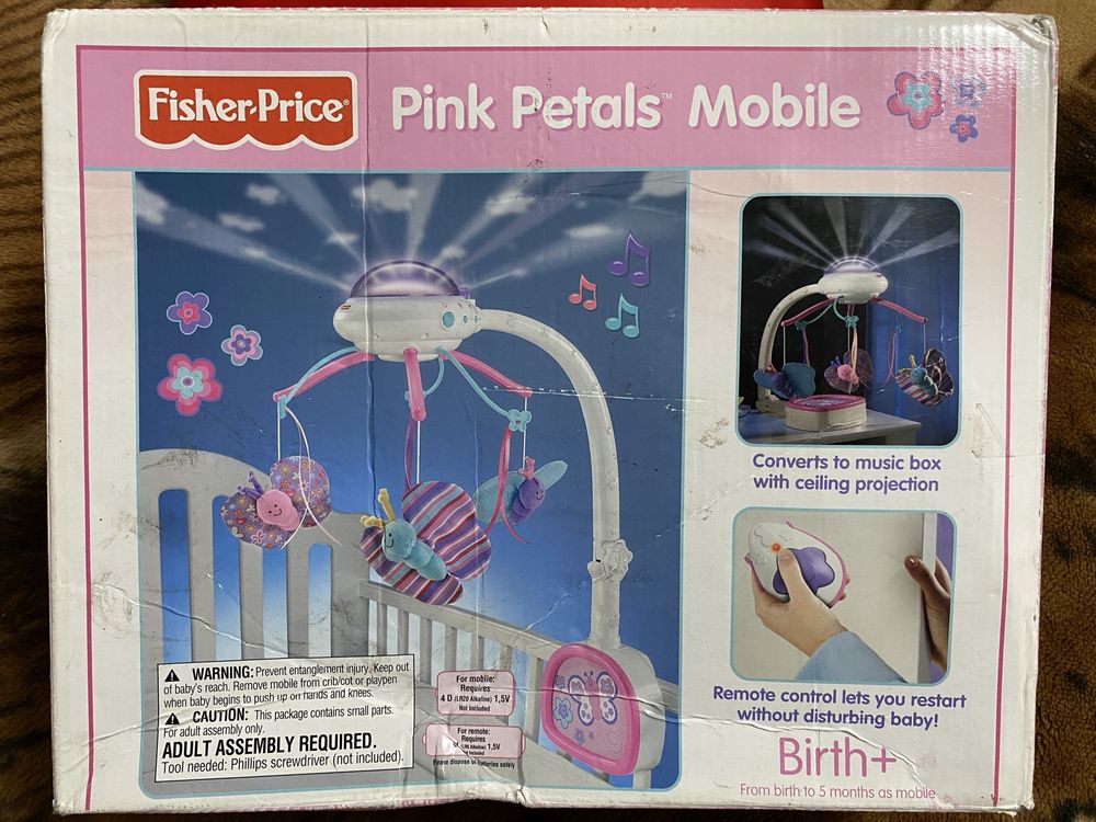 Мобіль Fisher Price® Pink Petals Mobile