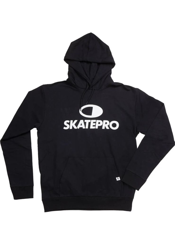 Bluza Skatepro z kaputem czarna rozmiar 8-10