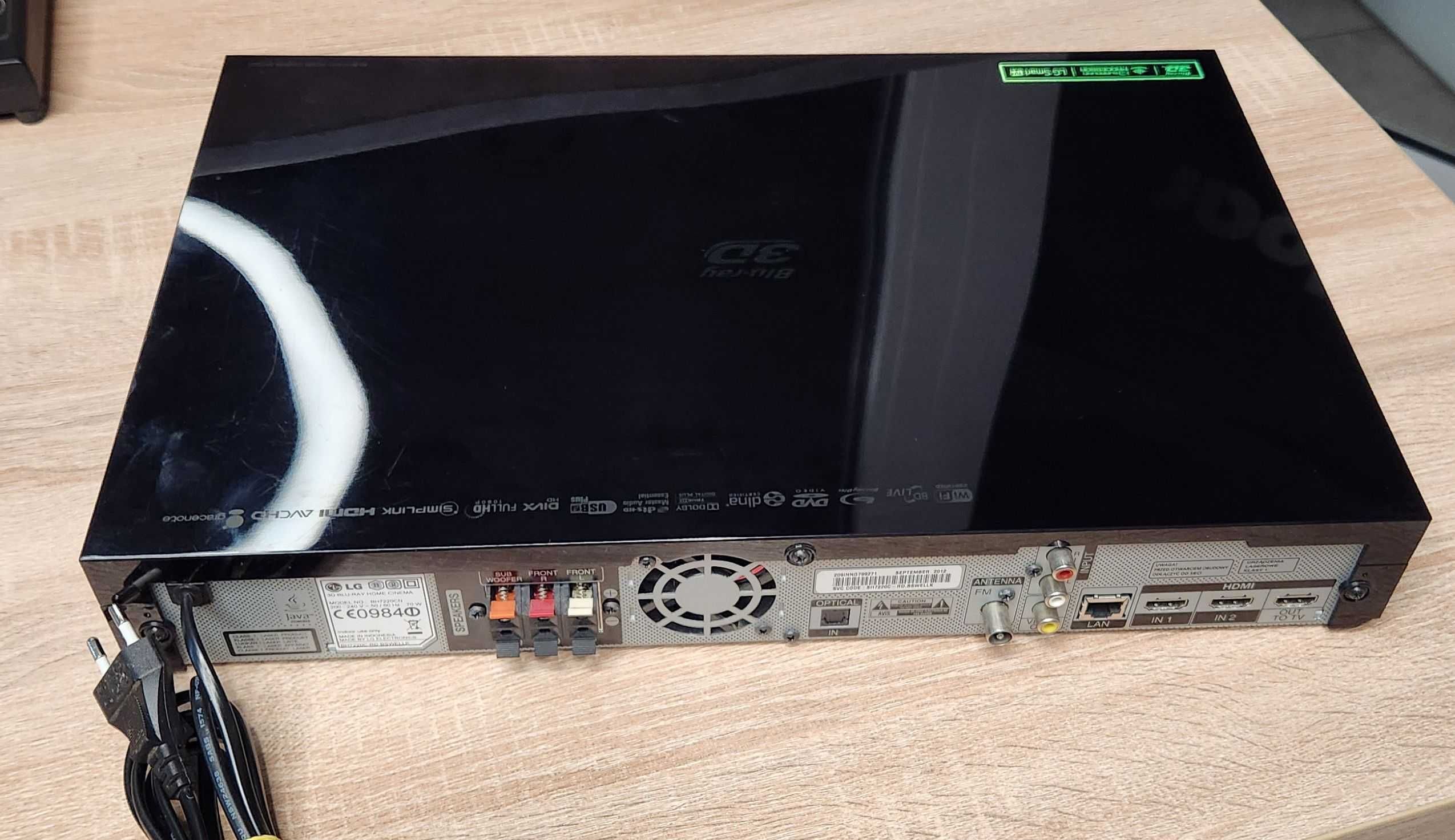LG Blu-ray 3D odtwarzacz