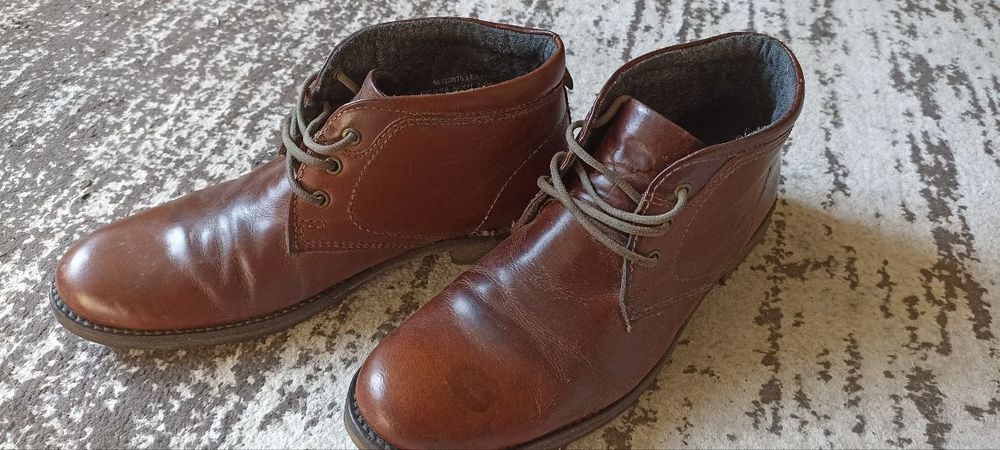 Шкіряні ботінки напівботінки easy