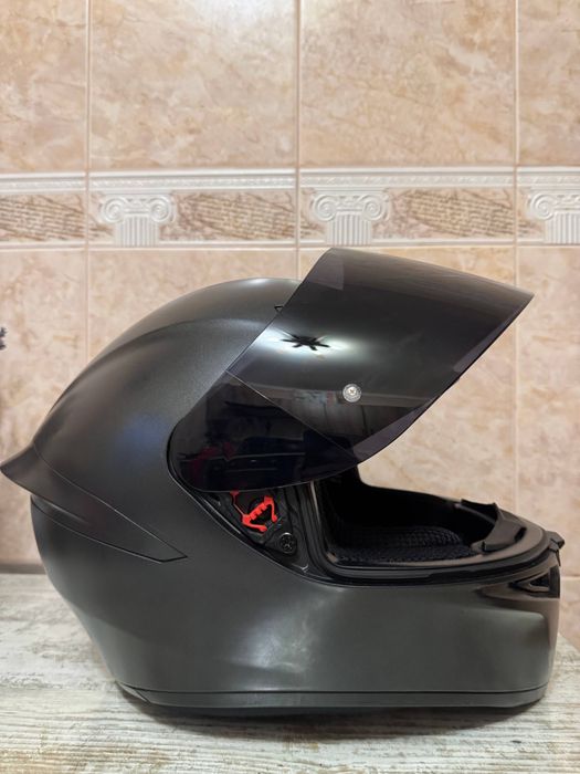 Мотошлем AGV K1 black matt XS с гарнитурой