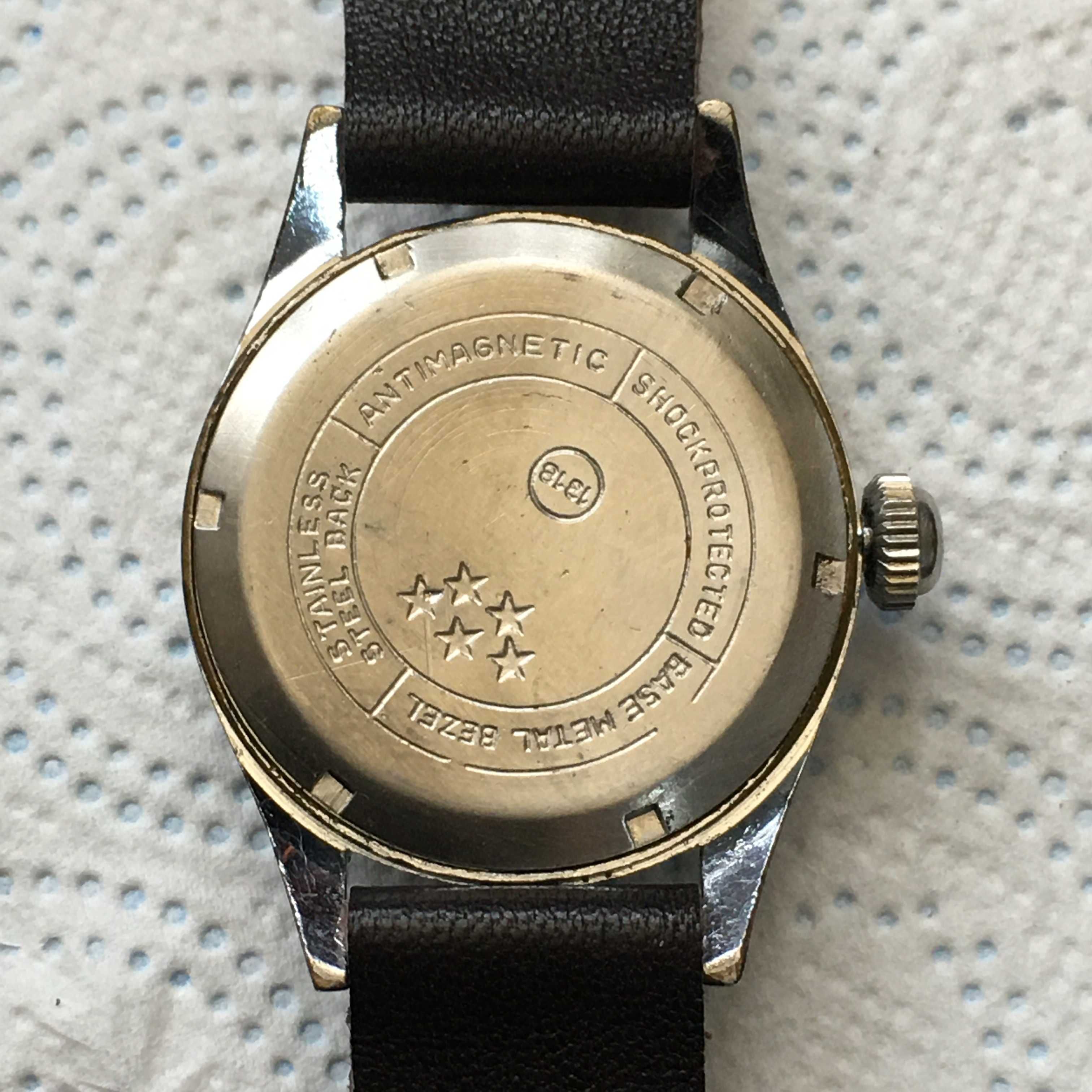 Męski zegarek vintage MONARCH De Luxe 17j sprawny bez serwisu