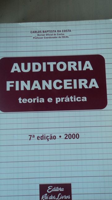 Livro: Auditoria Financeira-Teoria e Prática