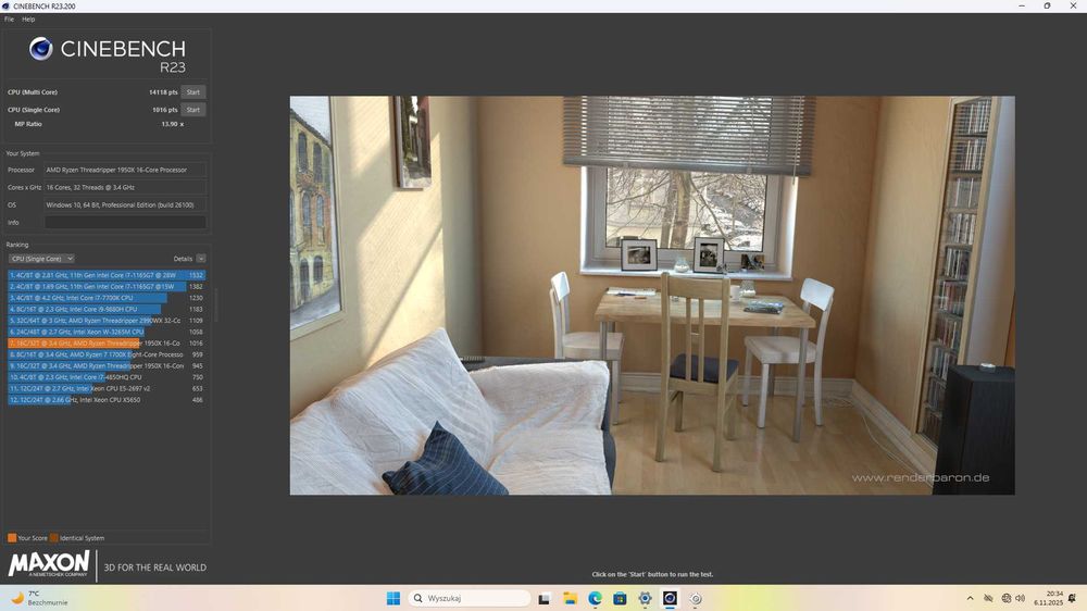 Zestaw: AMD Threadripper 1950X + MSI X399 SLI Plus