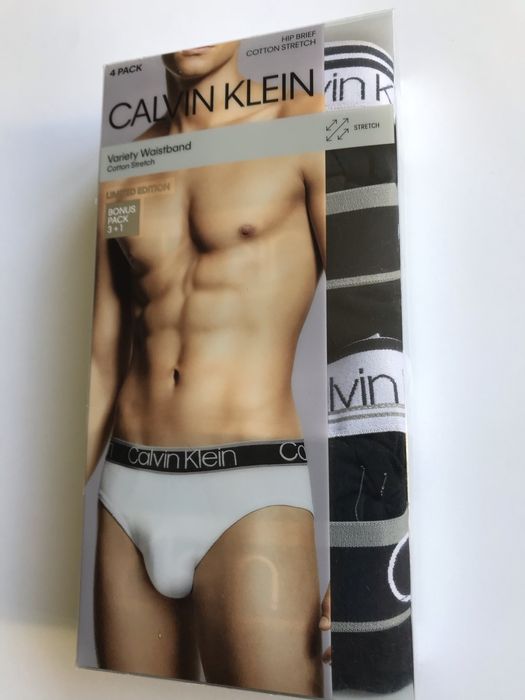 Bokserki -slipy męskie CALVIN KLEIN 4 pak S