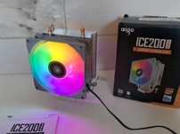 Dla Intel i AMD chłodzenie wieżowe podświetlany wentylator rgb i pasta