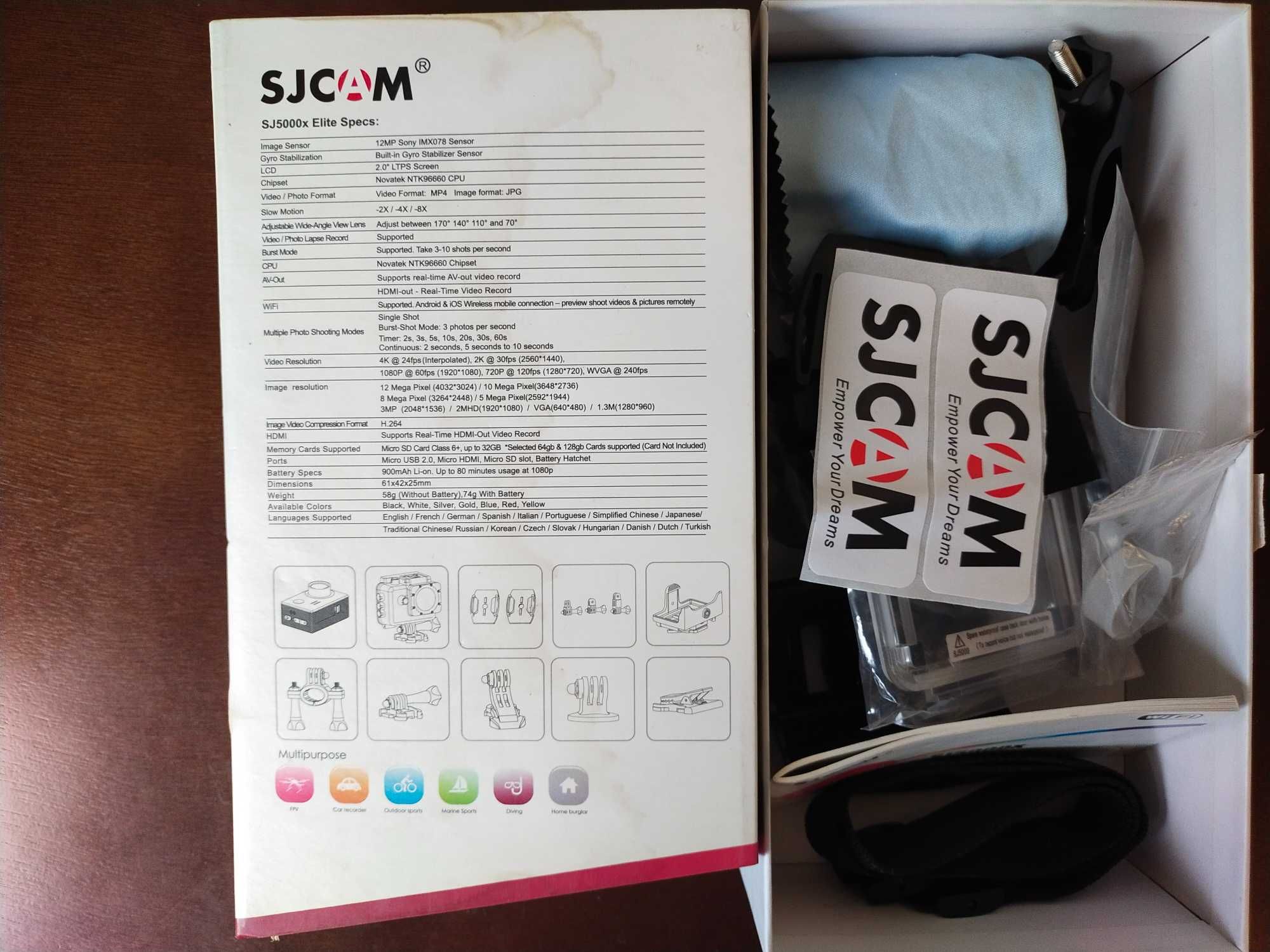 єкшенкамера   sgcam  sg5000x elite