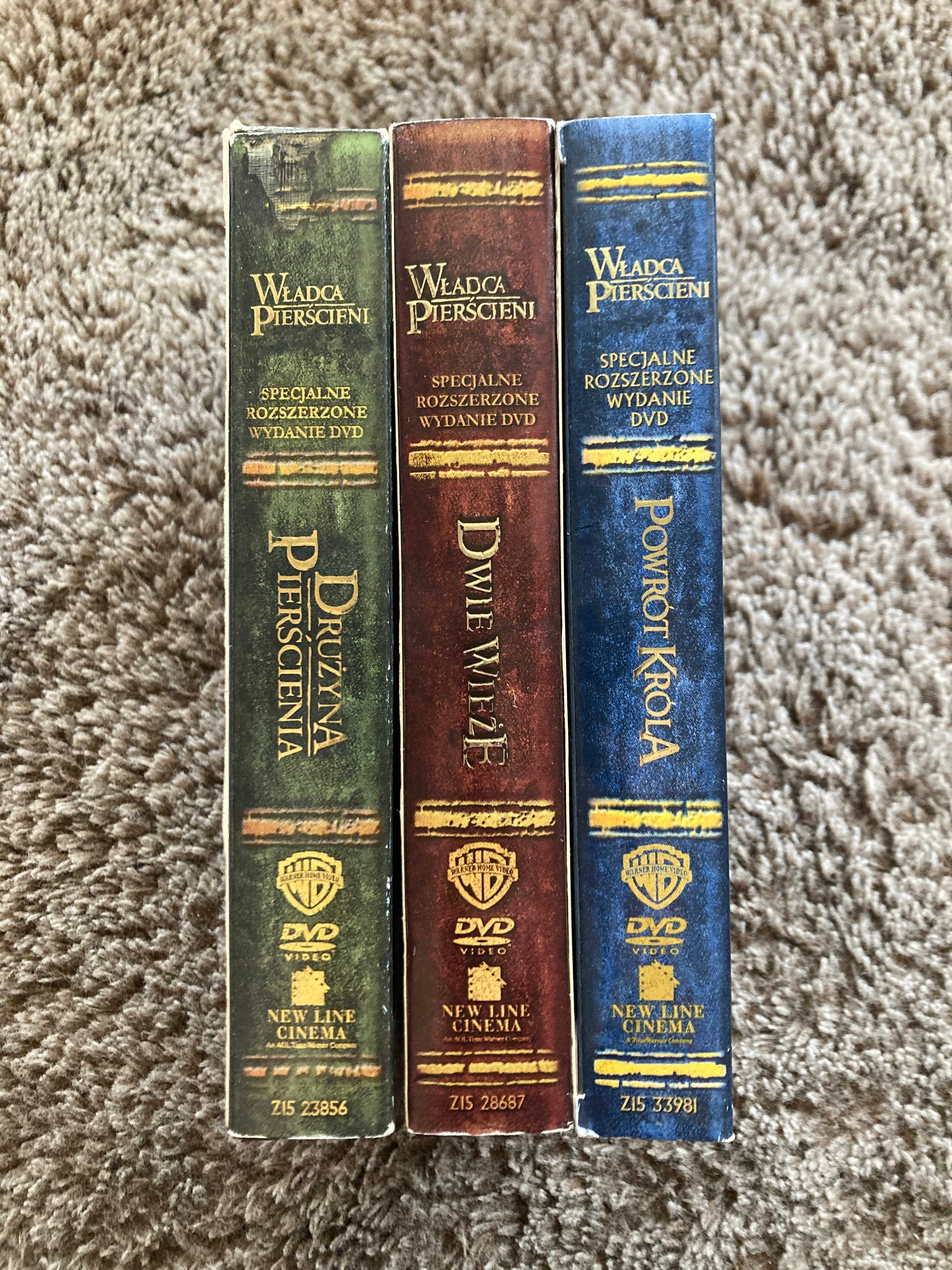Władca Pierścieni Trylogia Wydania Rozszerzone boxy 4 x DVD - 12 x DVD