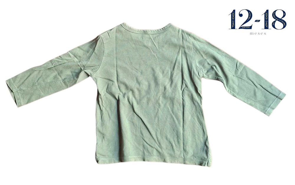Camisola Fina Verde Lefties 12-18 meses